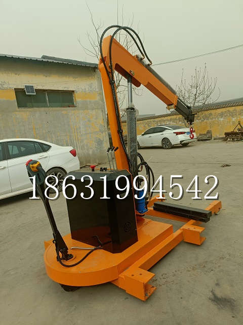 磐石市自卸车厢随车吊 自制轮式四不像起重机 四驱平板吊 5吨 贵盛